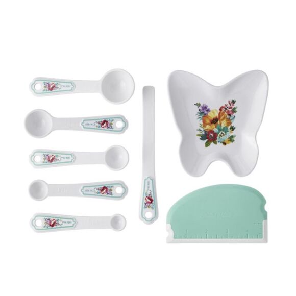 Pioneer Woman 20-Piece Kitchen Gadget Set Sweet Rose Floral GIFT NEW - Picture 6 of 7